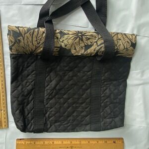 Quilted Tote Bag Floral Top Handle Shoulder Bag Everyday‎ Casual Travel